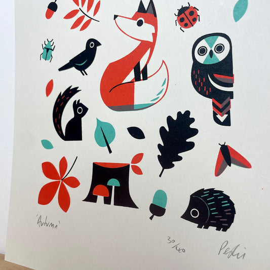 Print: Autumn — by Peski Studio