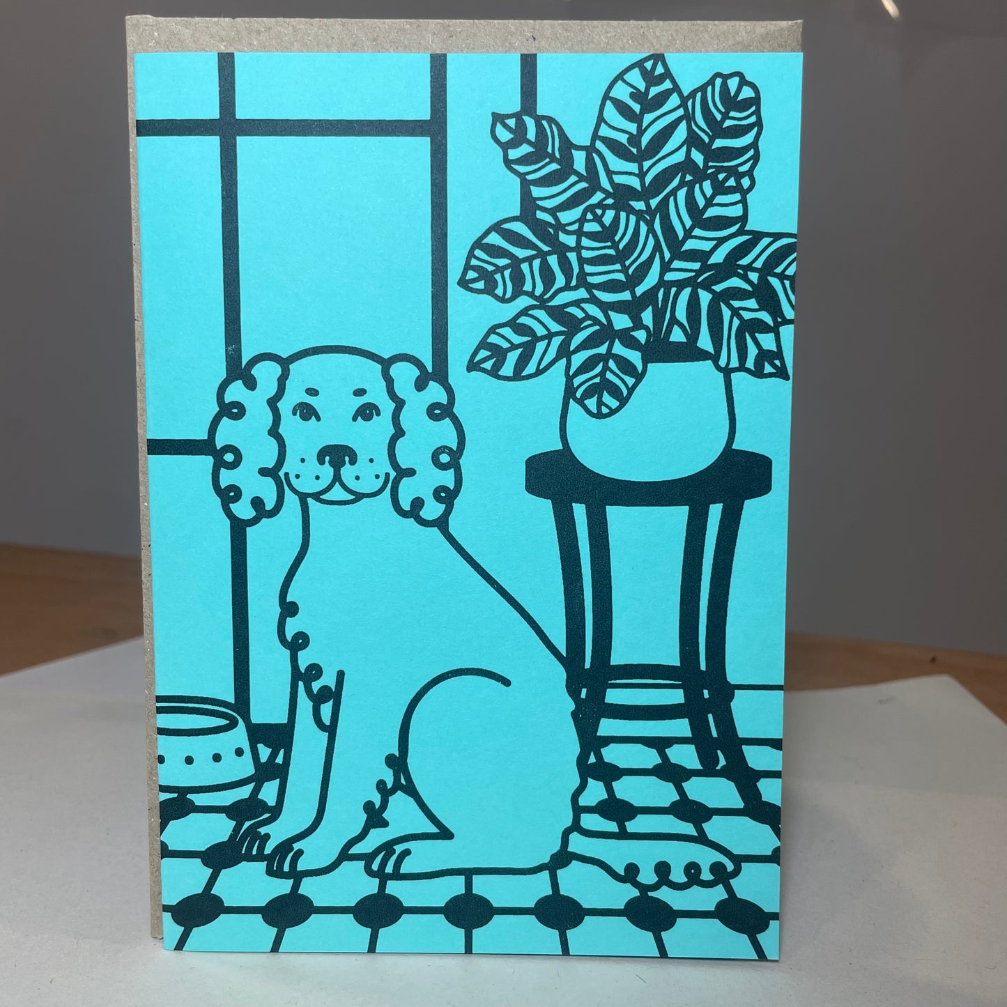 Card: Poodle, by Jade Harding