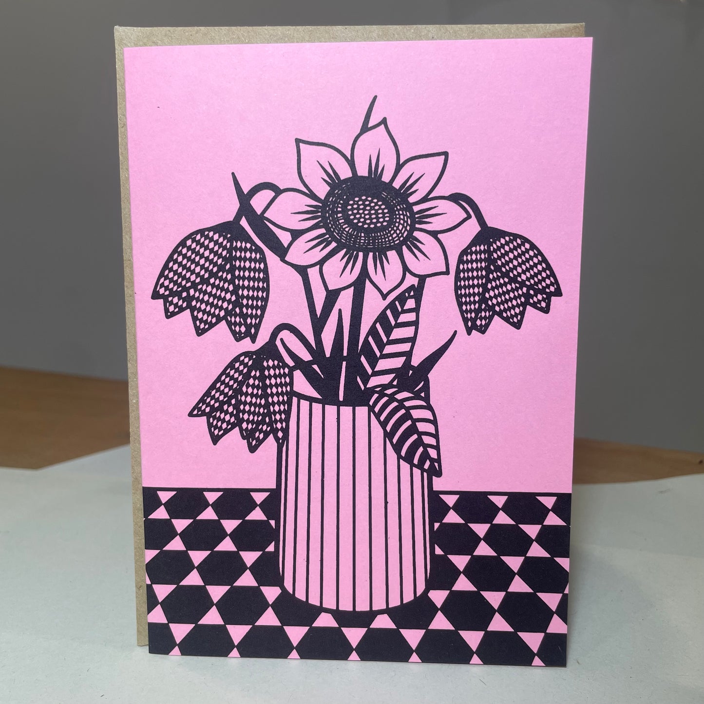 Card: Sunflowers, by Jade Harding