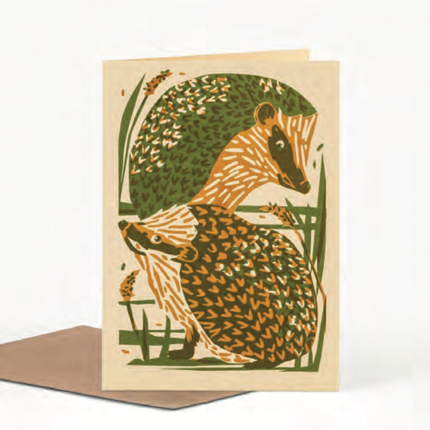 Card: Hedgehog, by Pirrip Press