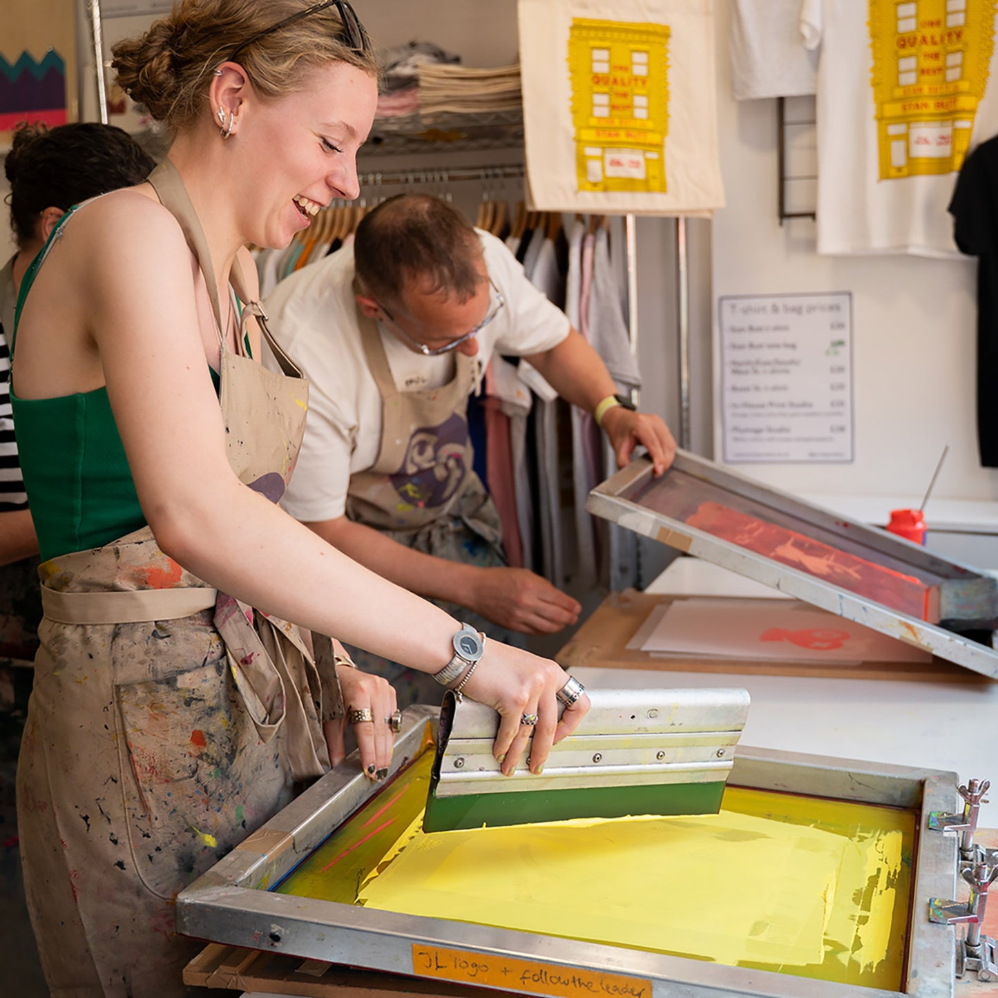 Introduction to screen printing, print your own Bristol poster