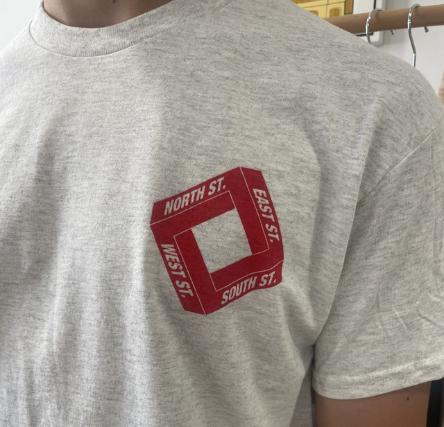 T-shirt, NESW Ash front