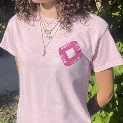 T-shirt, NESW Pink front