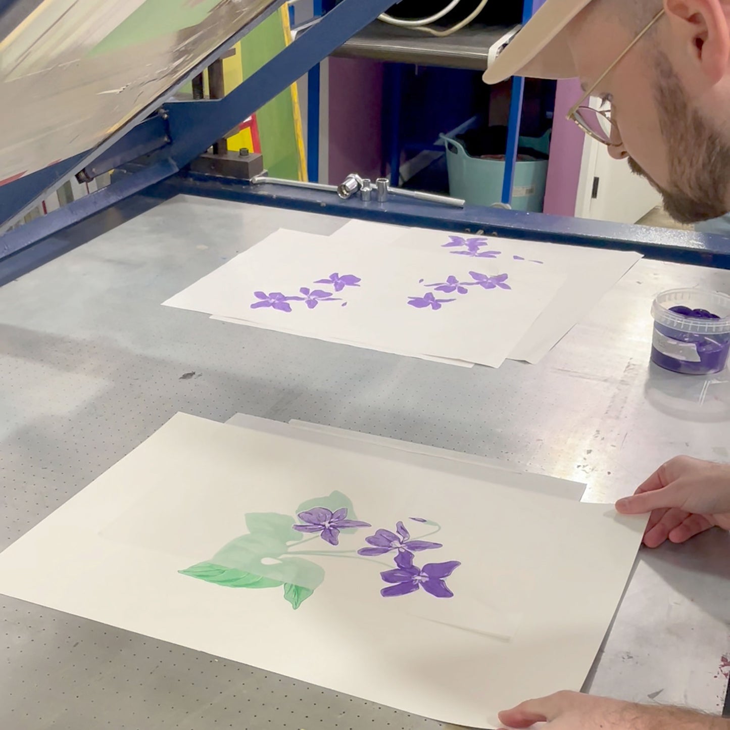 Introduction to screenprinting — one day class