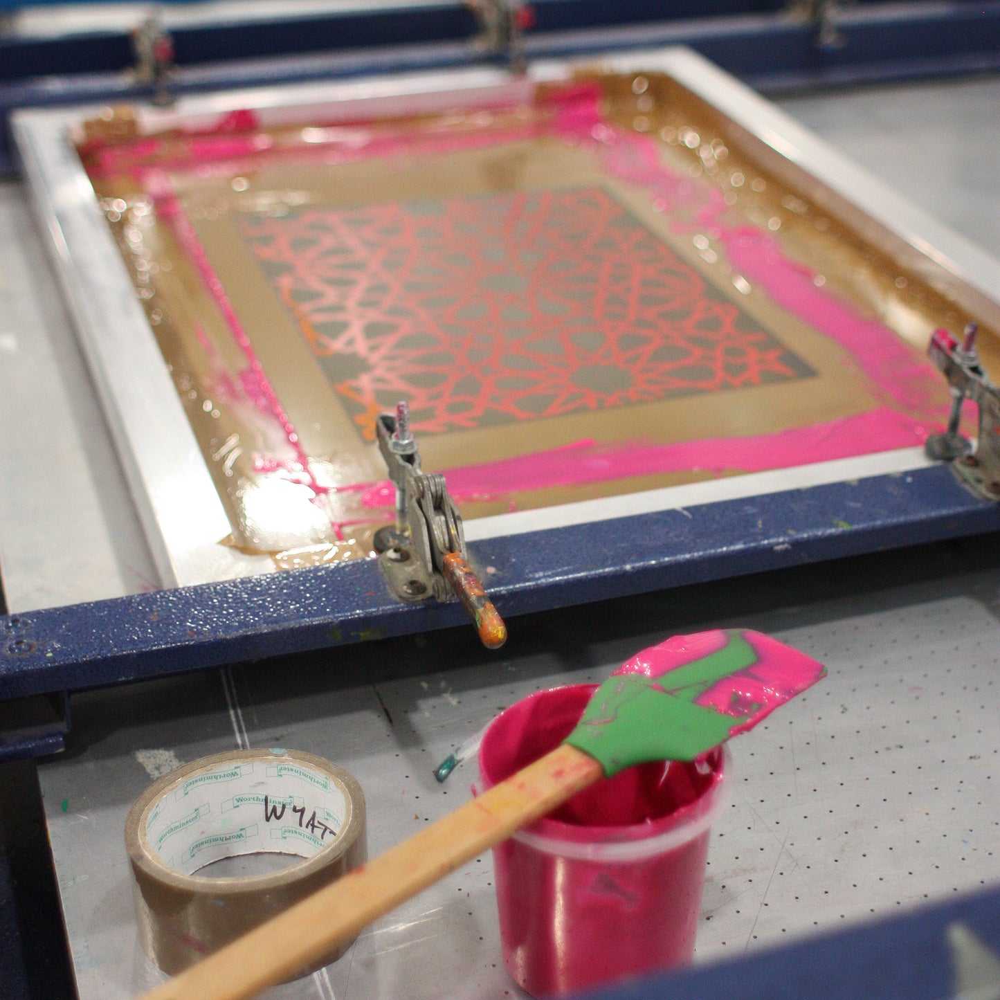 Introduction to screenprinting — one day class