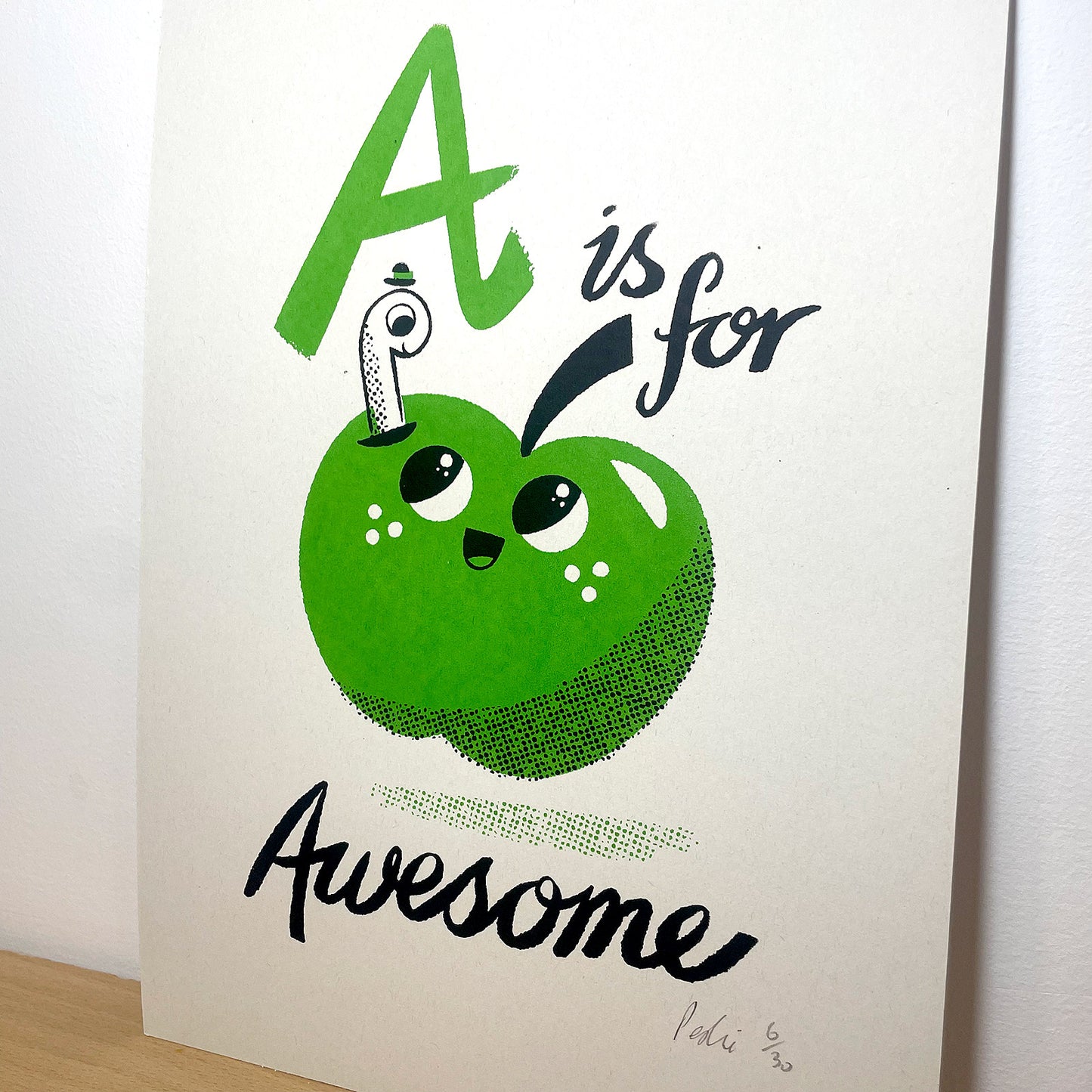Print: A for Awesome — by Peski Studio
