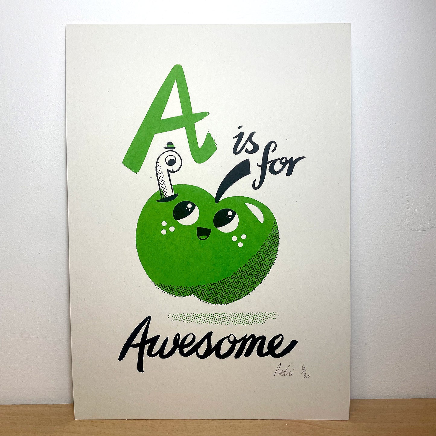 Print: A for Awesome — by Peski Studio