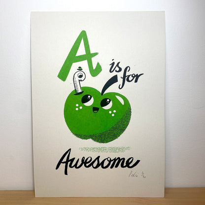 Print: A for Awesome — by Peski Studio