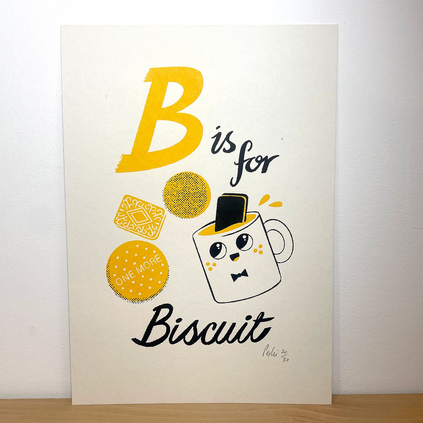 Print: B for Biscuit — by Peski Studio