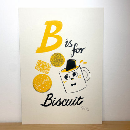 Print: B for Biscuit — by Peski Studio