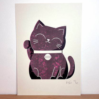 Print: Maneki Neko — by Peski Studio