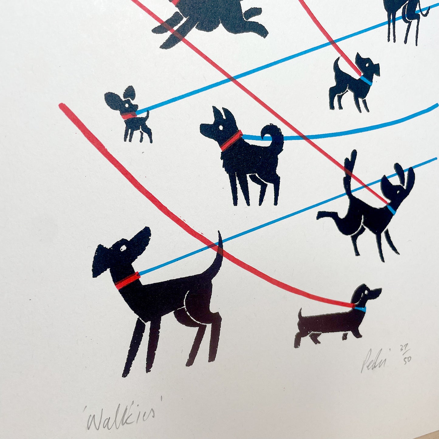 Print: Walkies — by Peski Studio