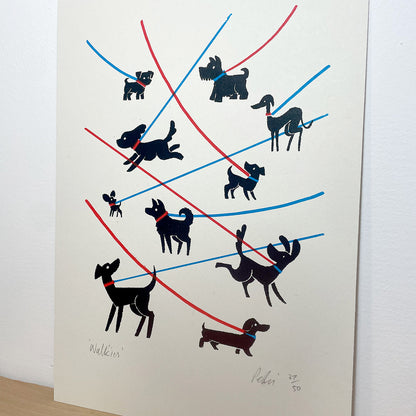 Print: Walkies — by Peski Studio